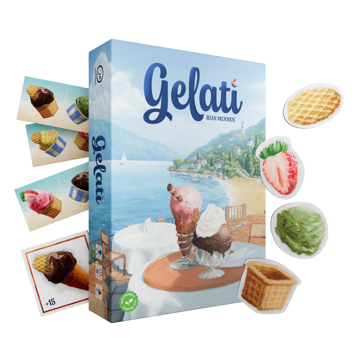 Gelati game components
