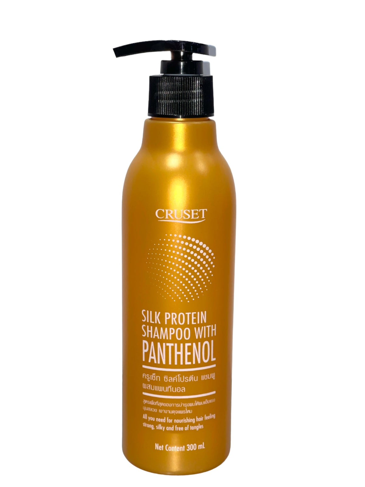 Cruset Silk Protein Shampoo with Panthenol 300ml