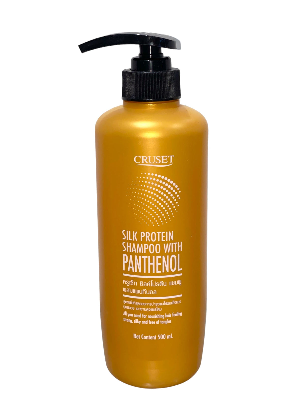 Cruset Silk Protein Shampoo with Panthenol 500ml