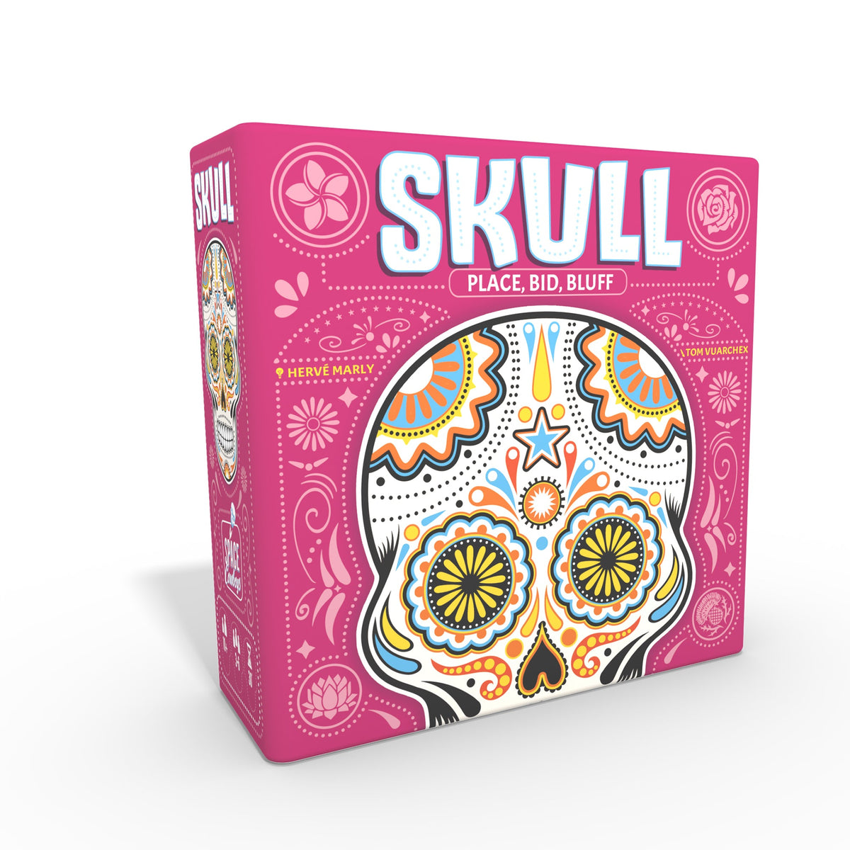 Skull card game box