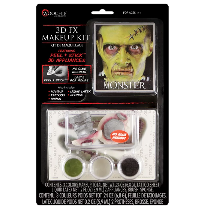 Woochie Monster 3D FX Makeup Kit