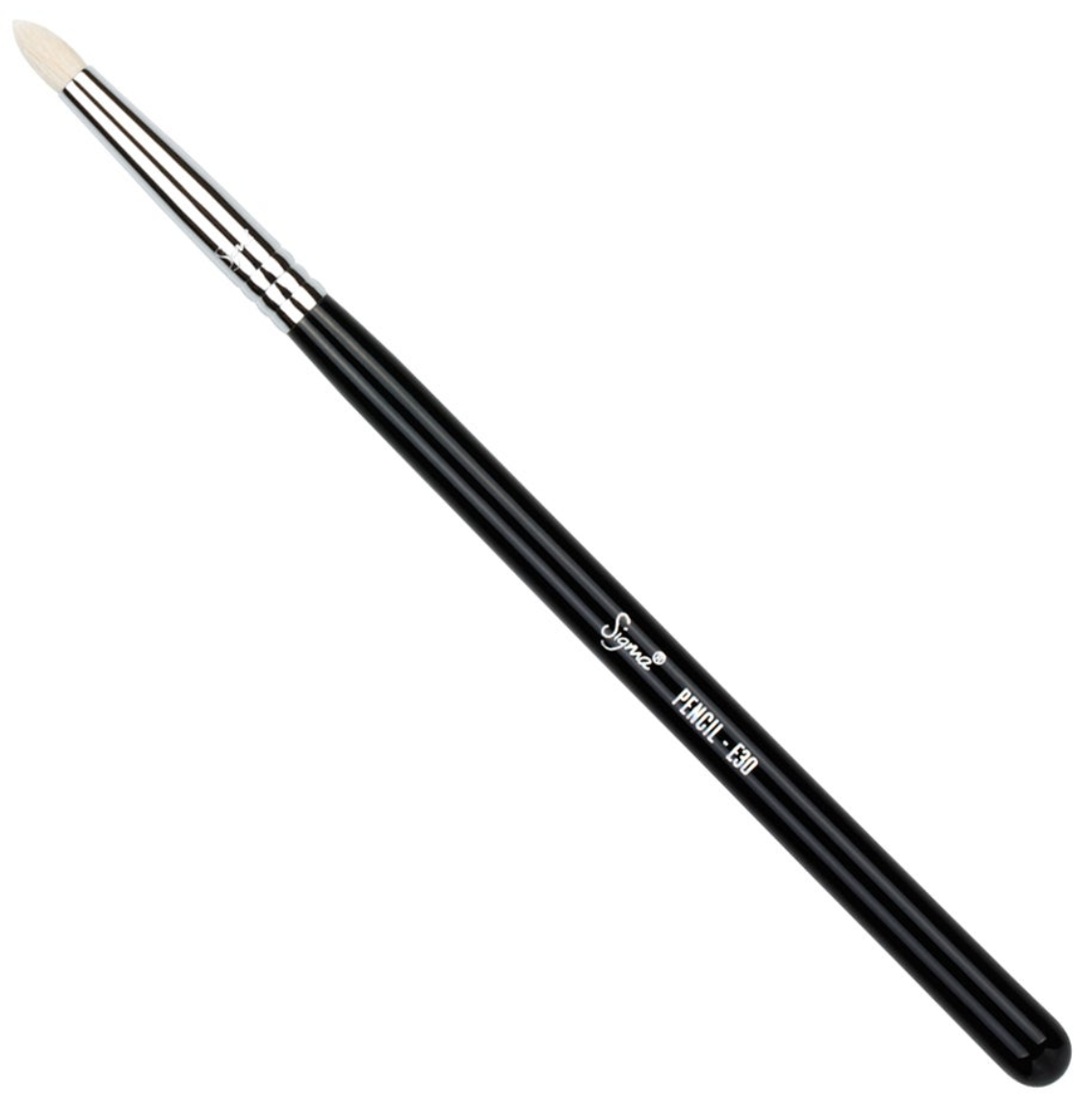 Sigma Beauty E30 Pencil Brush - Black/Chrome