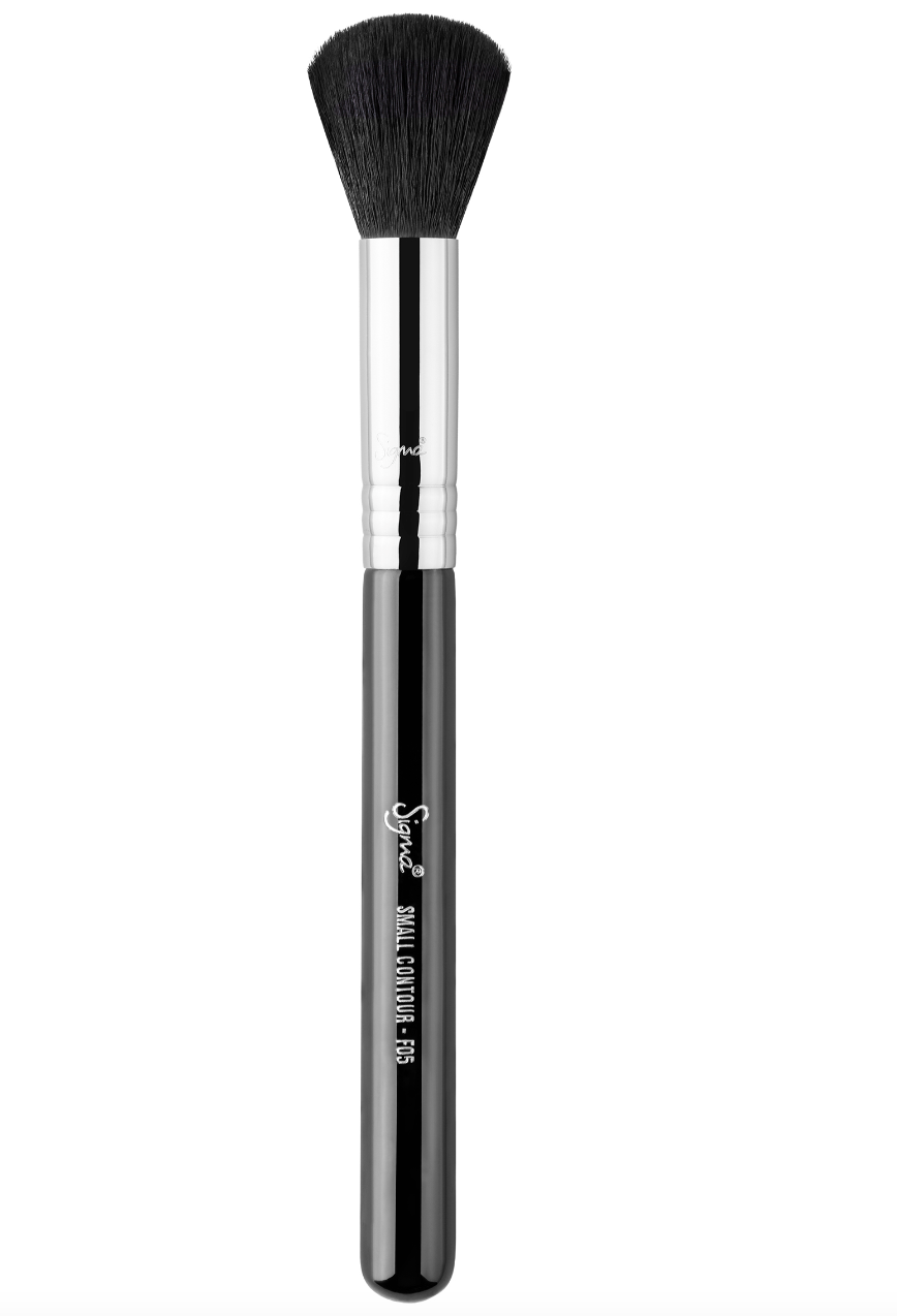 Sigma Beauty F05 Small Contour Brush - Black/Chrome