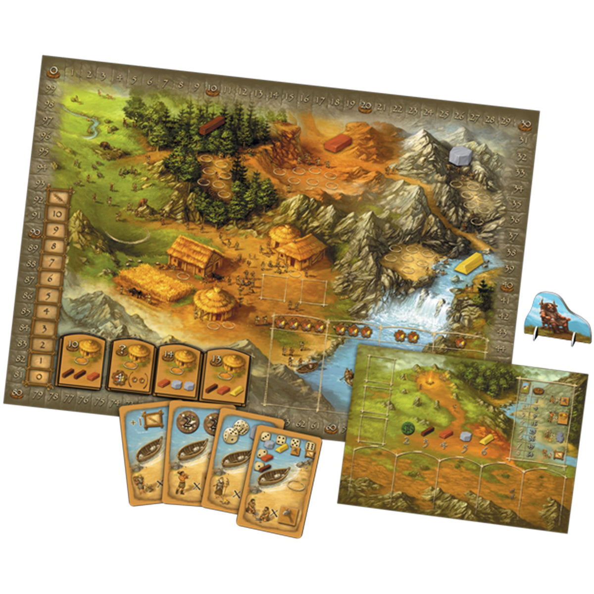 Stone Age board game components