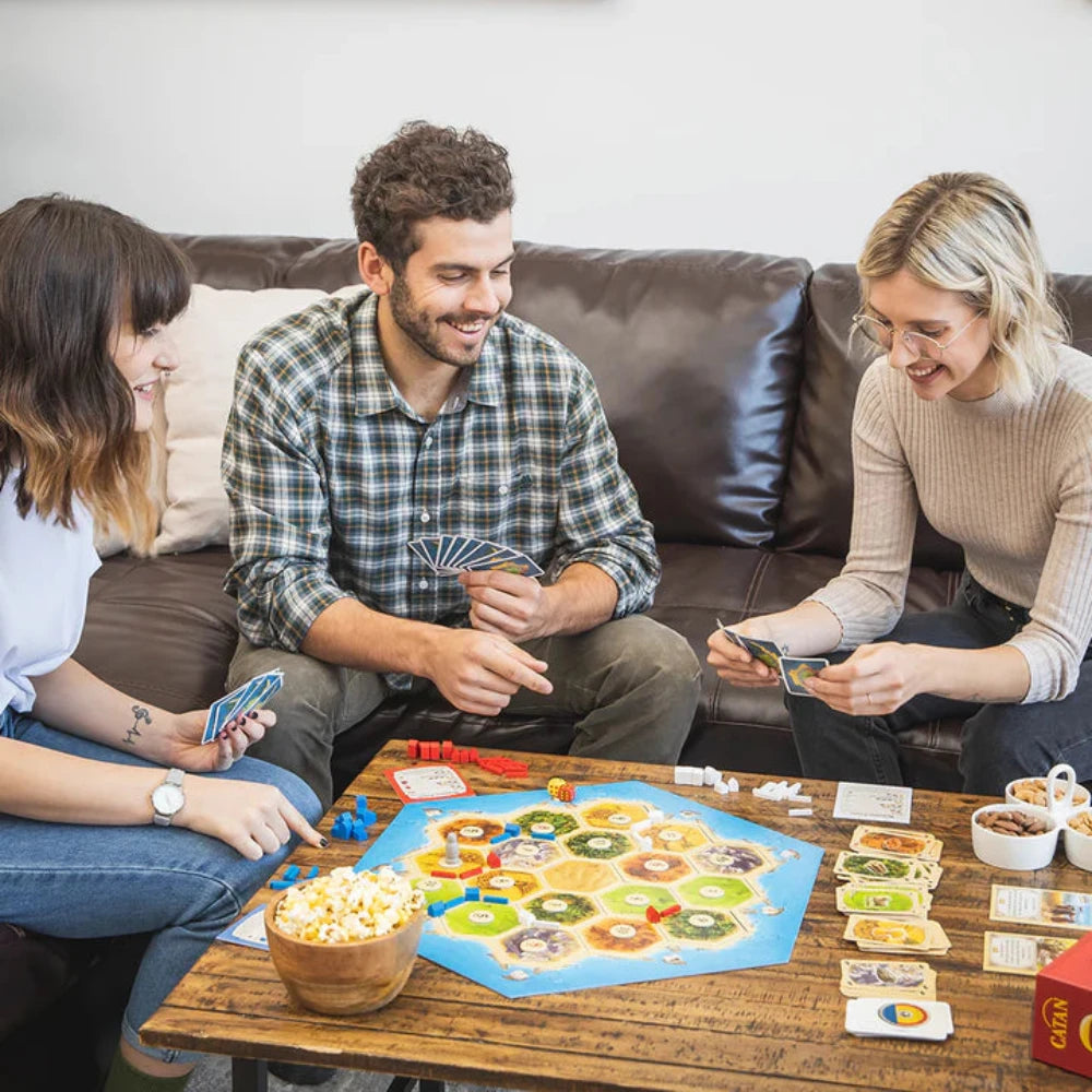 Catan board game contents