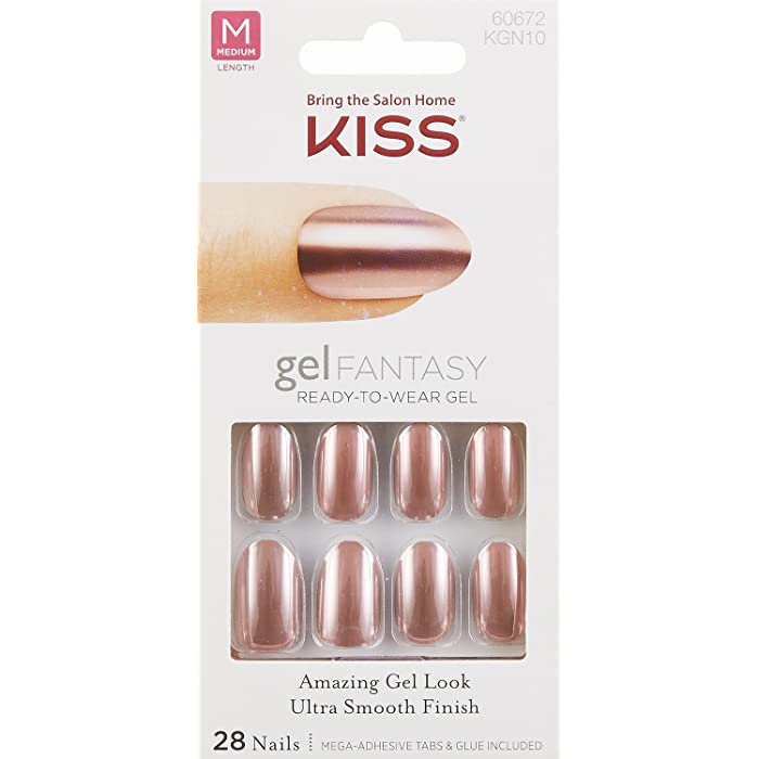Kiss Gel Fantasy Nails Short Length KGN10