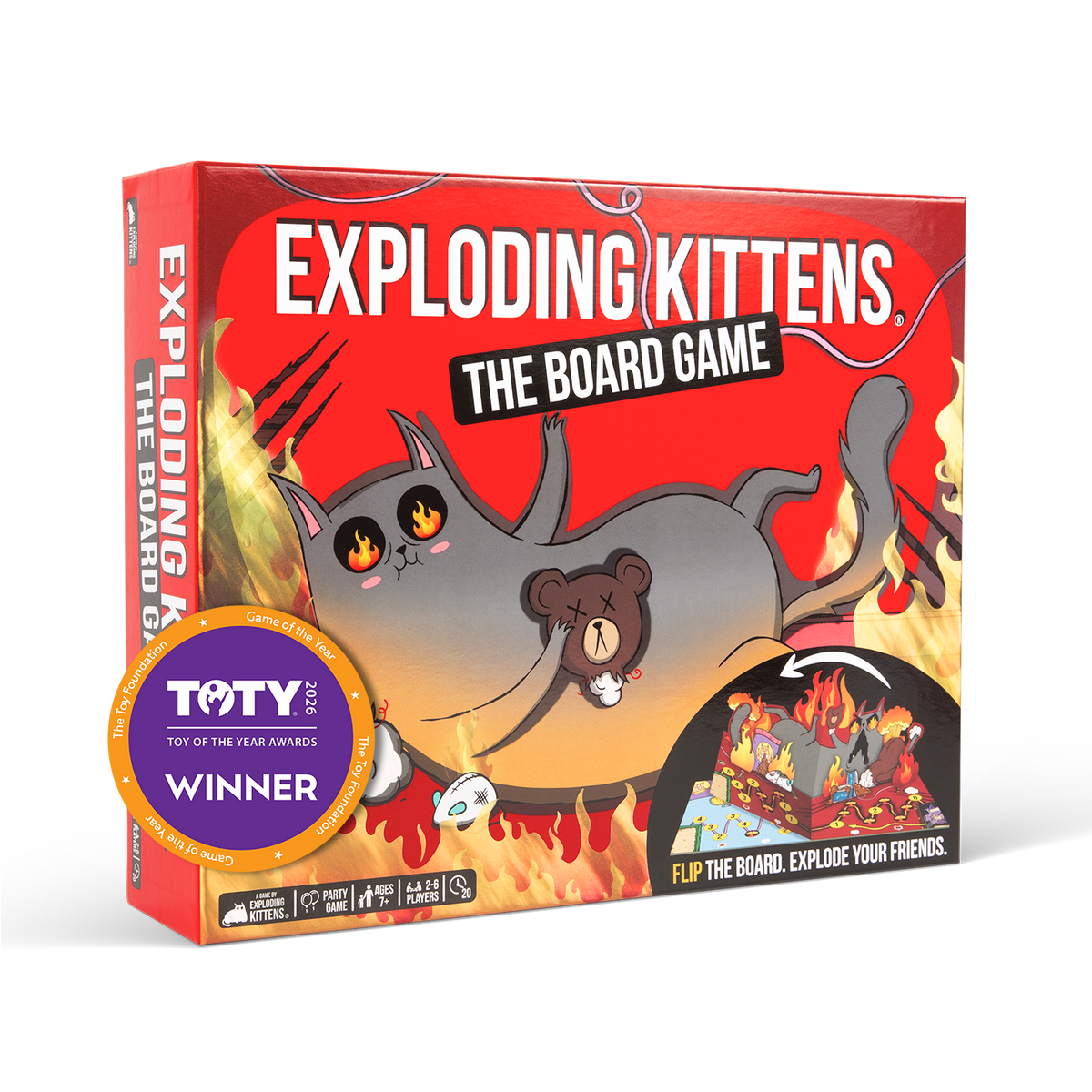 Exploding Kittens board game box
