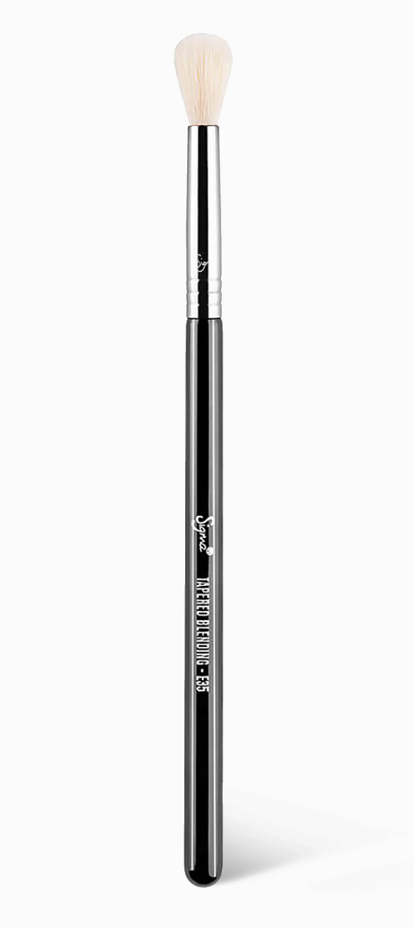 Sigma Beauty E35 Tapered Blending Brush - Black/Chrome