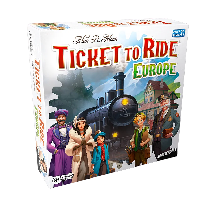Ticket to Ride Europe board game box