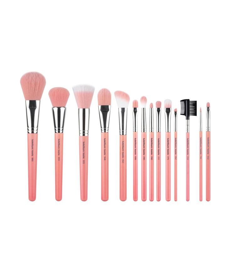 Pink Bambu Complete 14pc Brush Set
